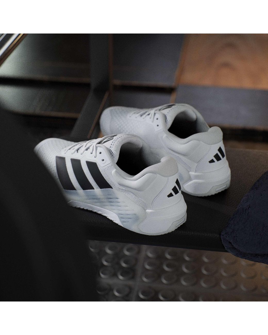 Adidas White Training Shoes for men