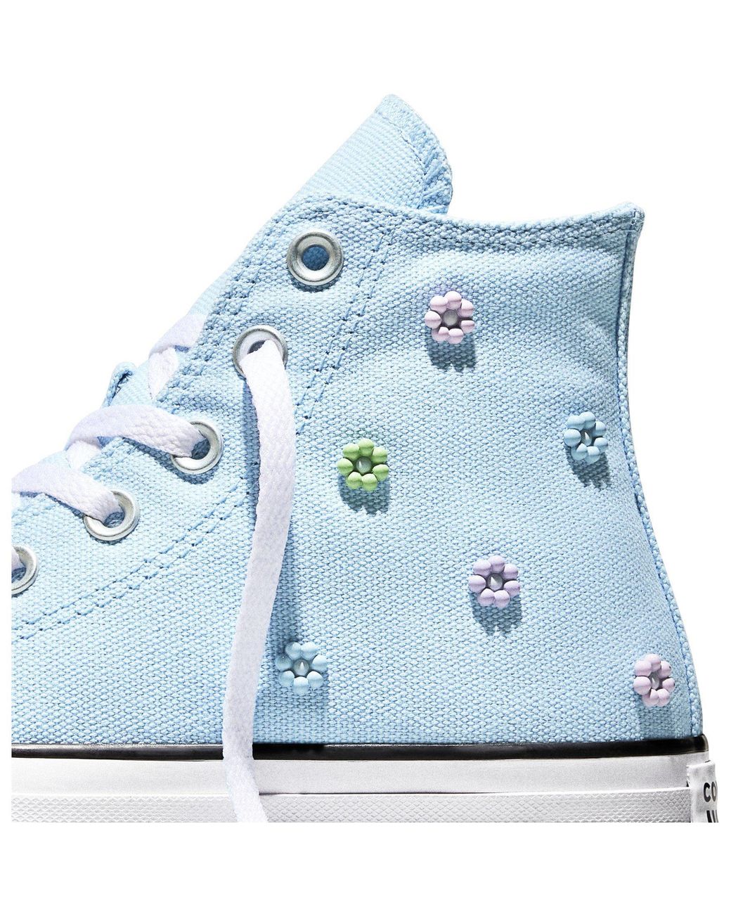 Converse Blue Canvas High-Top Trainers