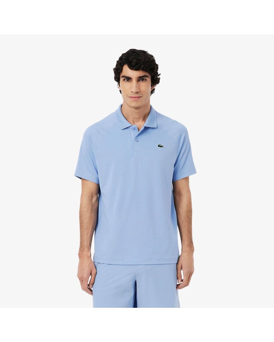Lacoste Blue Short Sleeve Performance Polo Shirt for men