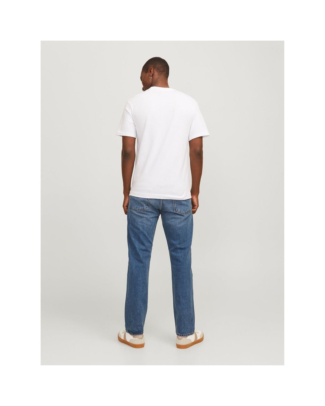 Jack & Jones Blue Junior&Junior Classic Straight Leg Jeans for men