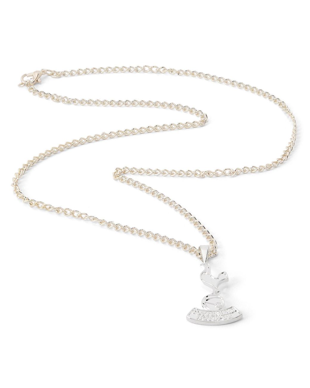 Team White Officially Licensed Plated Pendant And Chain