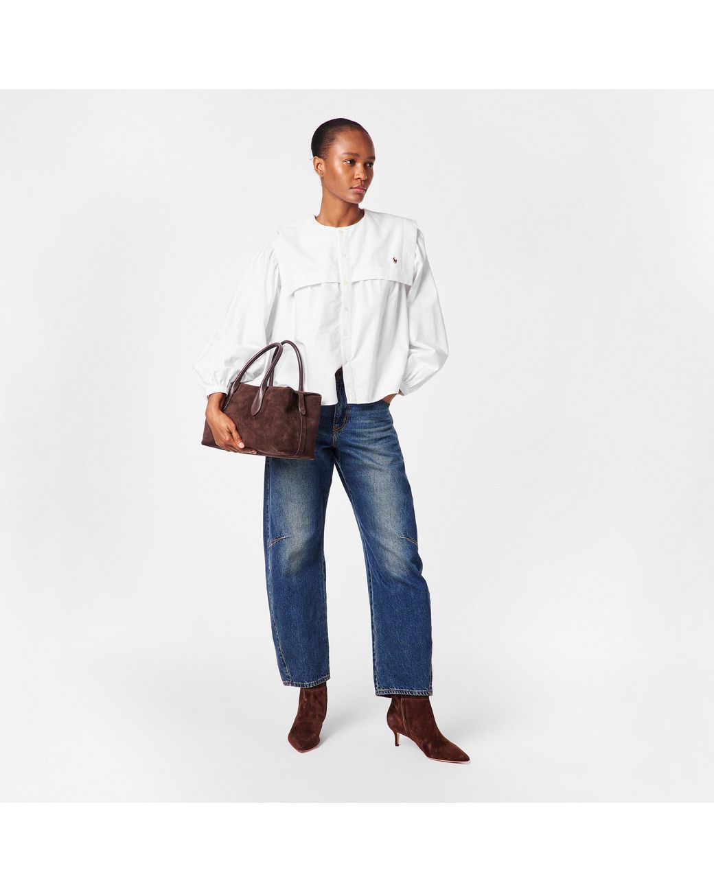 Polo Ralph Lauren White Cotton Long Sleeve Plain Shirt