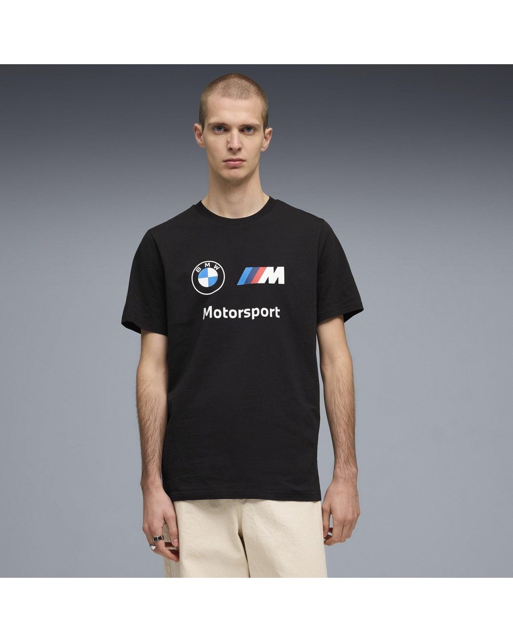 PUMA Black 71 Bmw M Motorsport Cotton Short-Sleeve Graphic T-Shirt