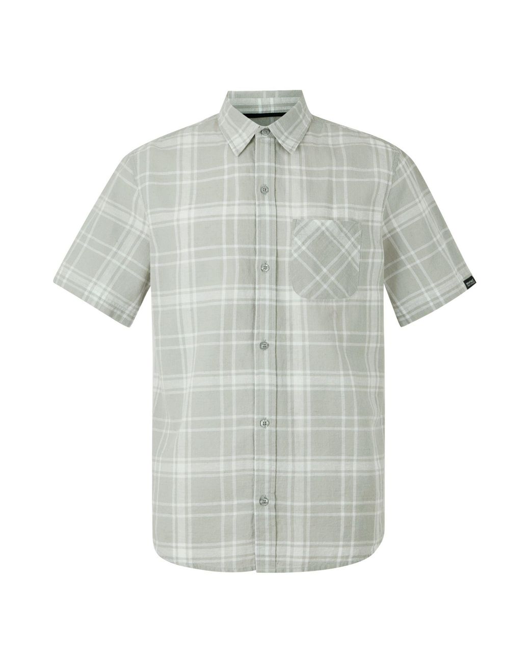 Regatta Gray Loran Long-Sleeve Plain Shirt for men