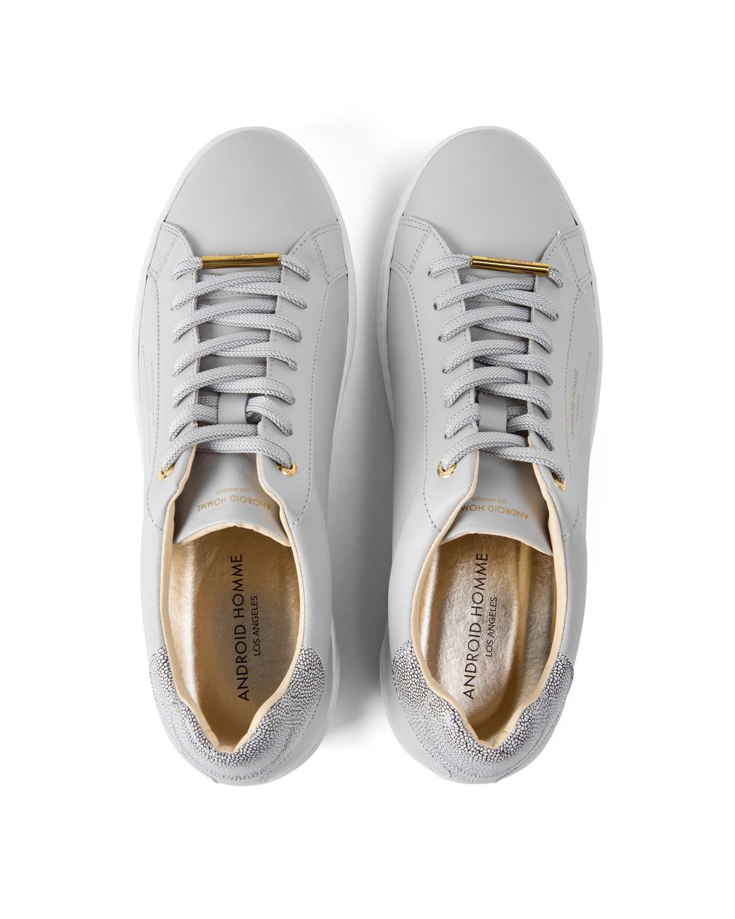 Android Homme White Zuma Low-Top Trainers for men