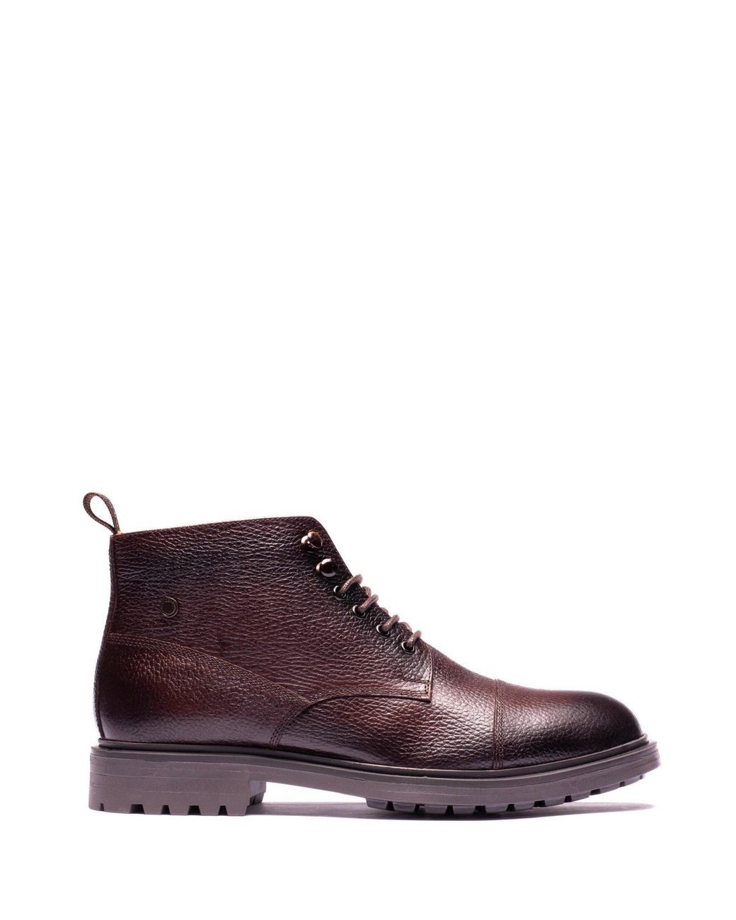 Base London Purple Mercer Toe Cap Boot for men