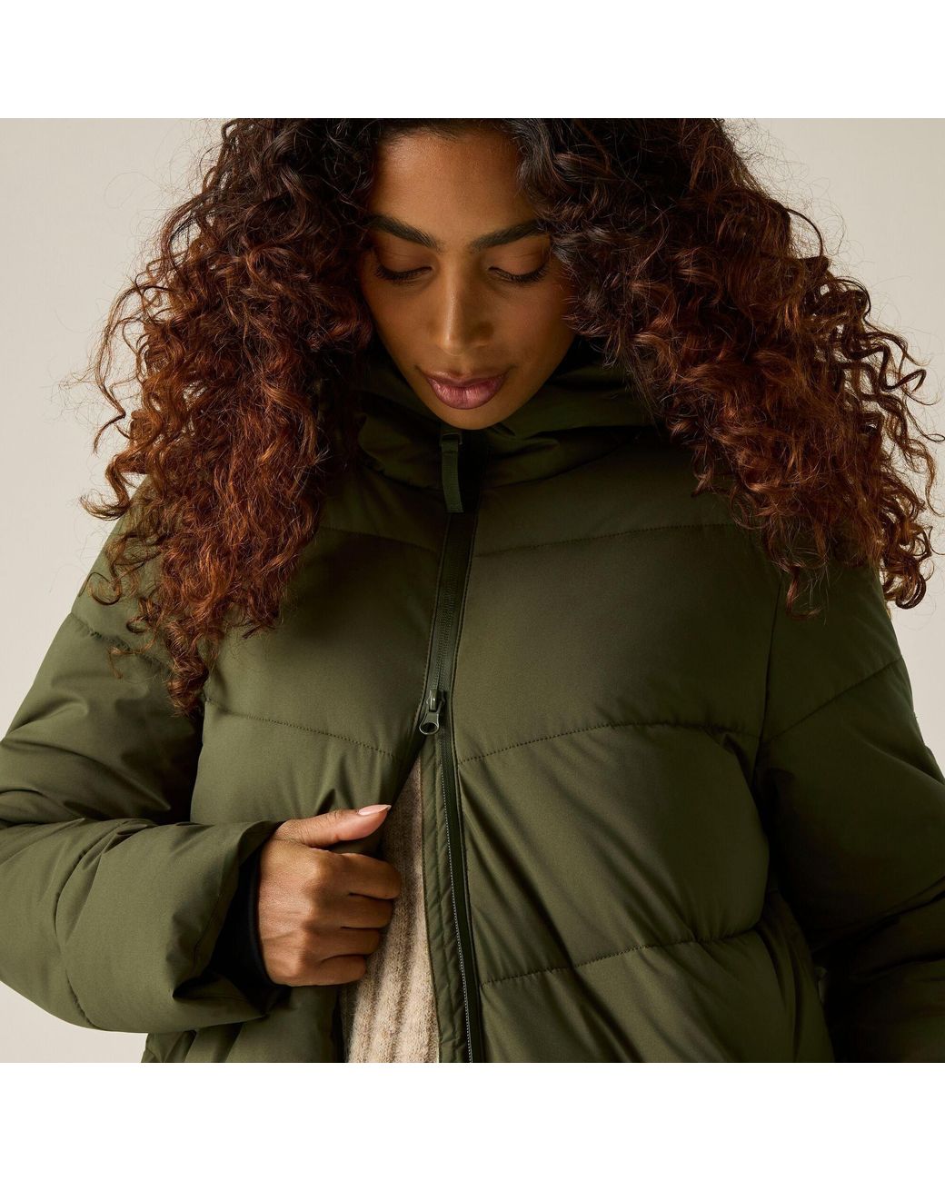 Regatta Green Yasira Waterproof Jacket
