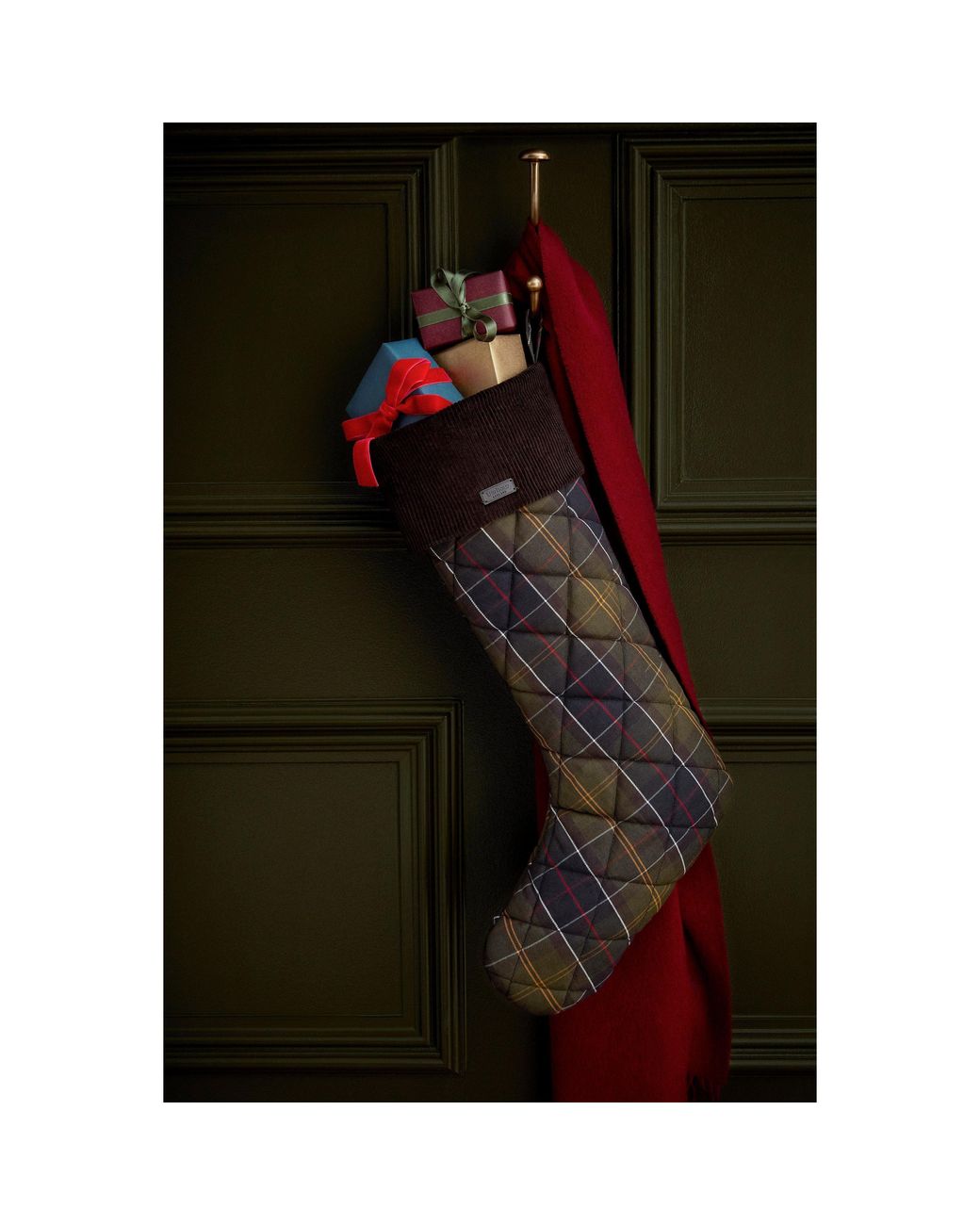 Barbour Brown B.Li Xmas Stocking Sn64