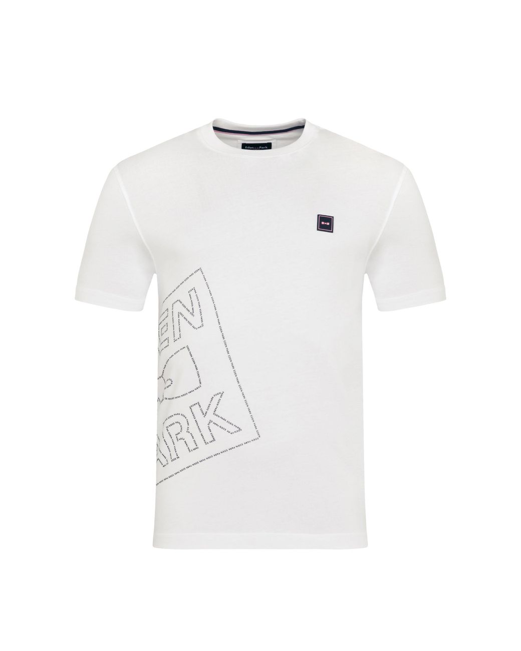 Eden Park White T-Shirt With Print for men