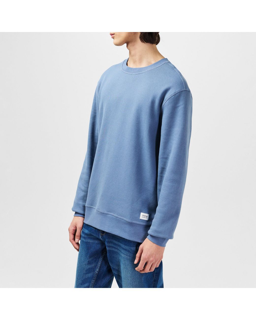 Firetrap Blue Long-Sleeve T-Shirt for men