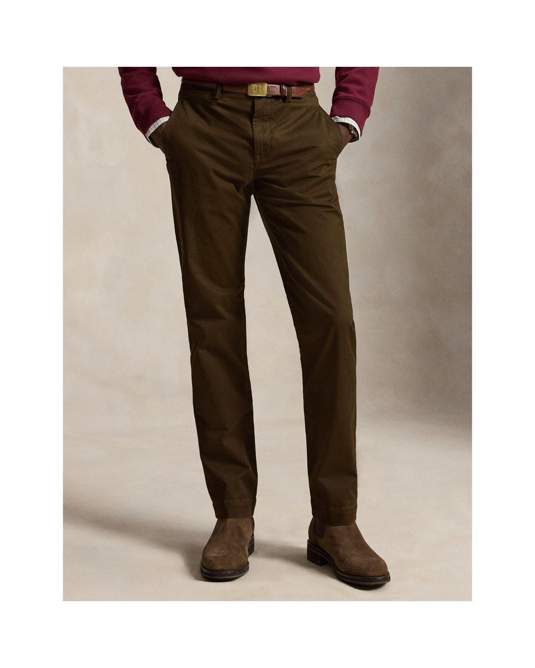 Polo Ralph Lauren Brown Polo Bedford Straigh Sn64 for men