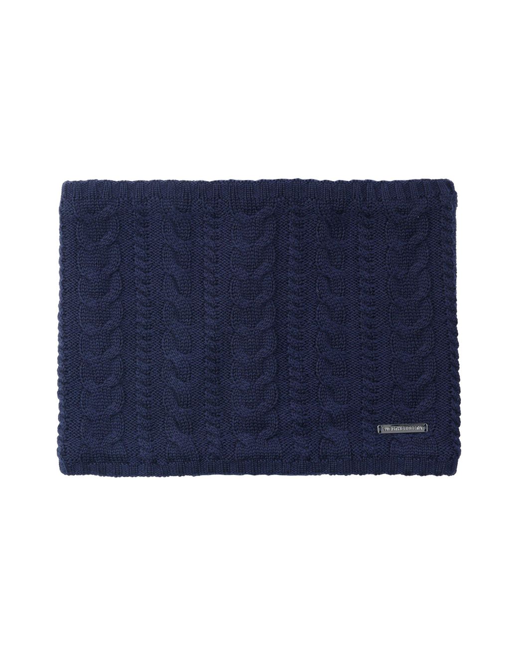 Weatherbeeta Blue Cable Knit Wool Snood