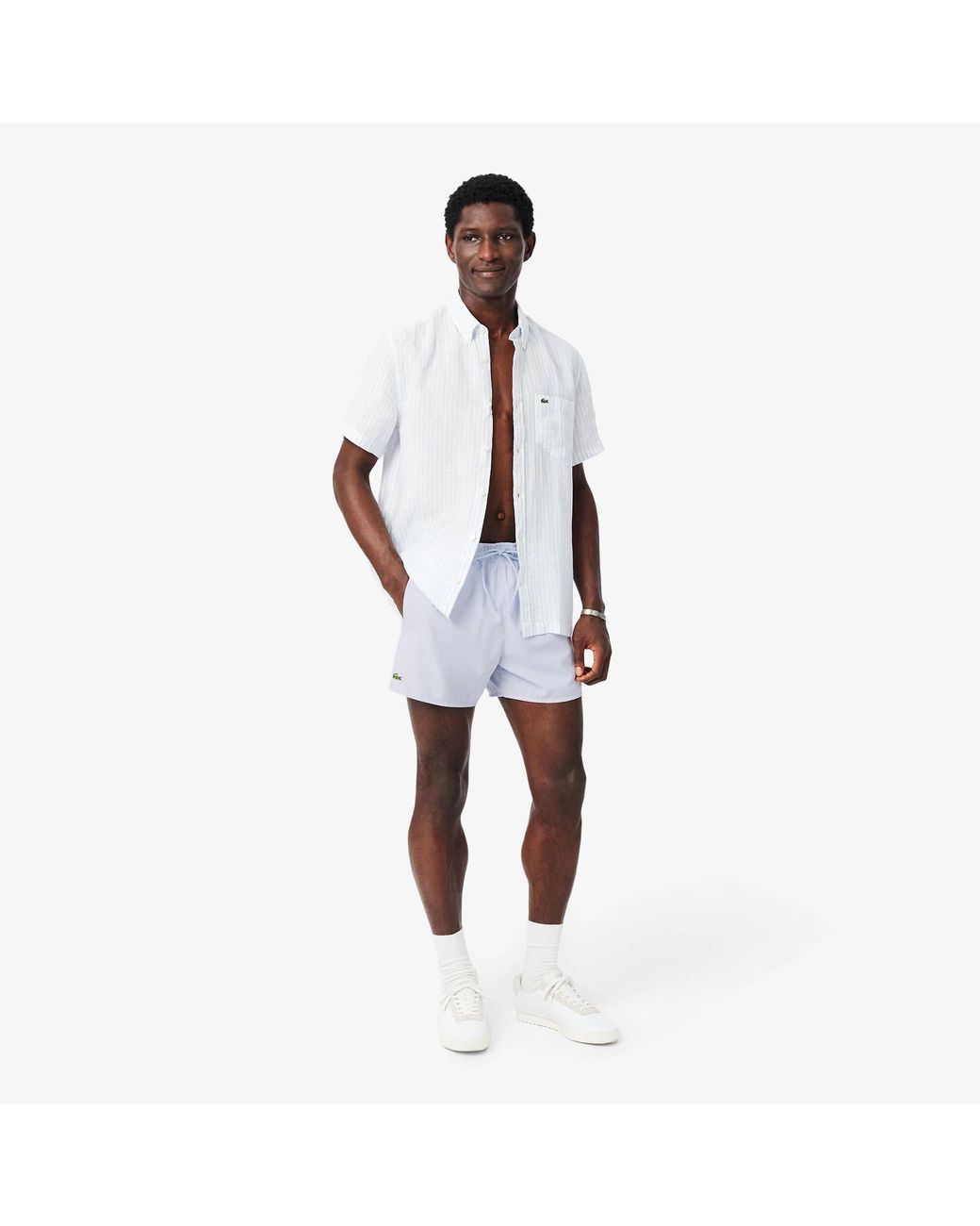 Lacoste Blue Taff Swim Shorts for men