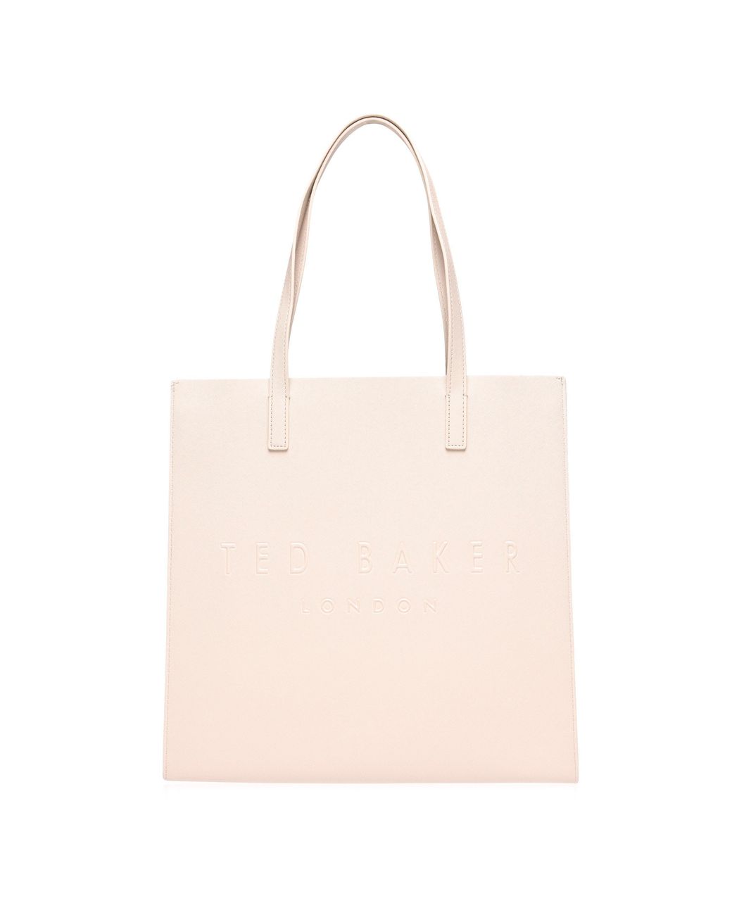 Ted Baker Pink Large Crosshatch Icon Tote Bag