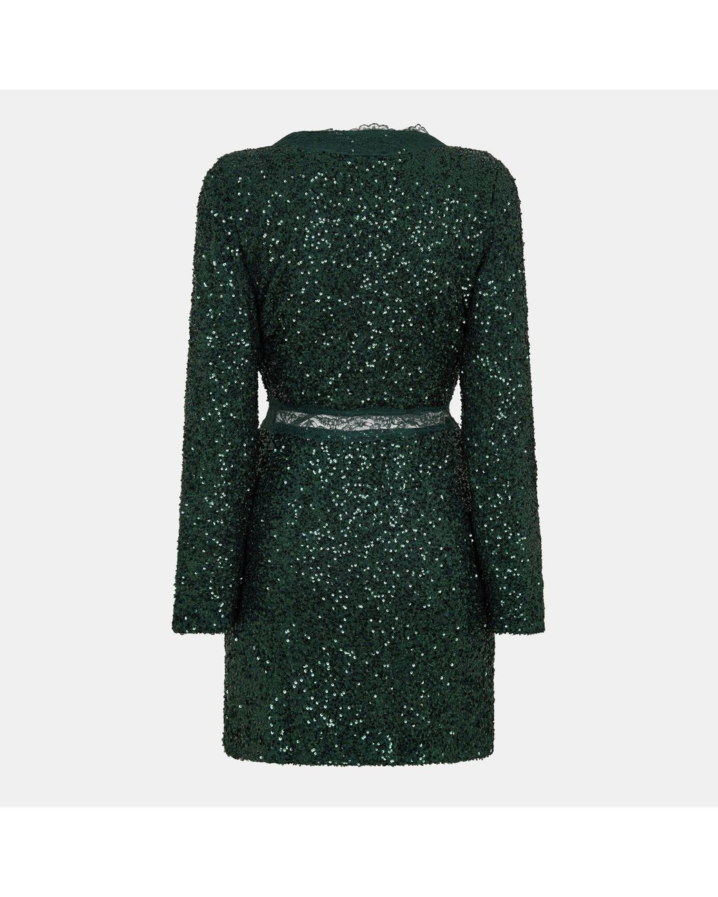 Never Fully Dressed Green Mini Dress