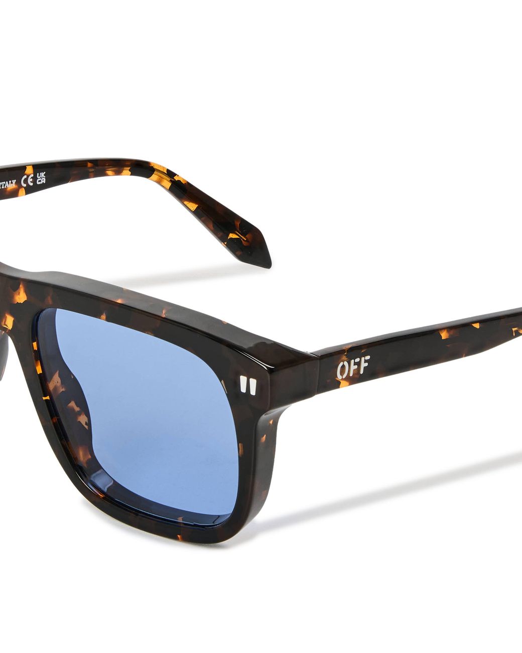 Off-White c/o Virgil Abloh Blue Oeri14 Clearwater Round Sunglasses