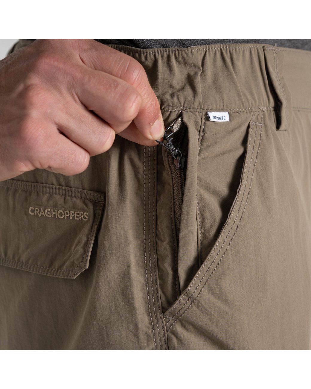 Craghoppers Natural Nosilife Iii Quick-Drying Cargo Trail Shorts for men