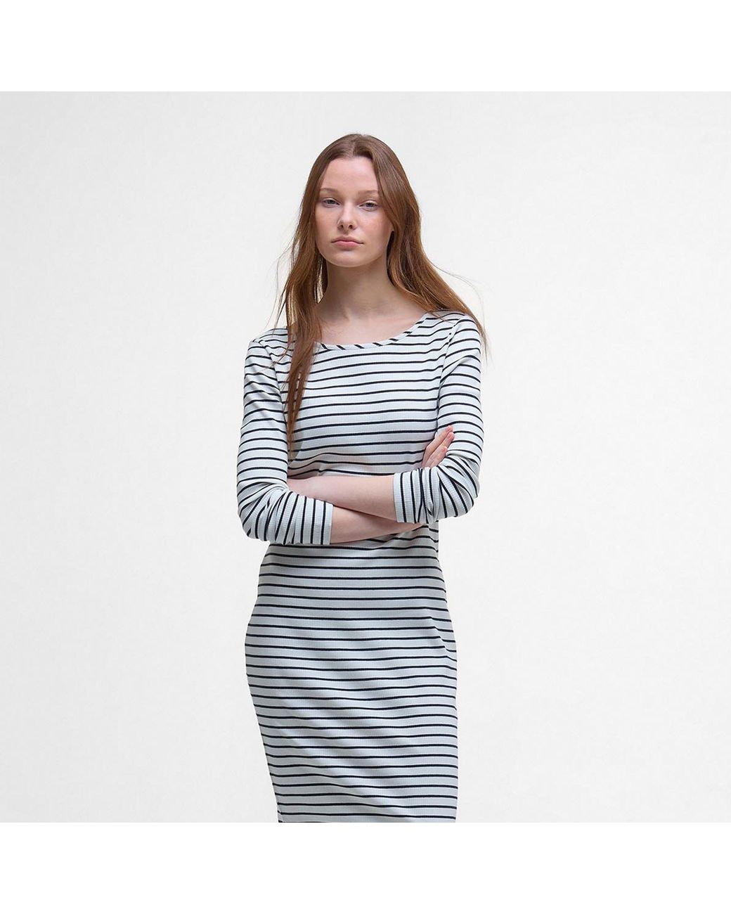 Barbour Gray Blake Bodycon Dress