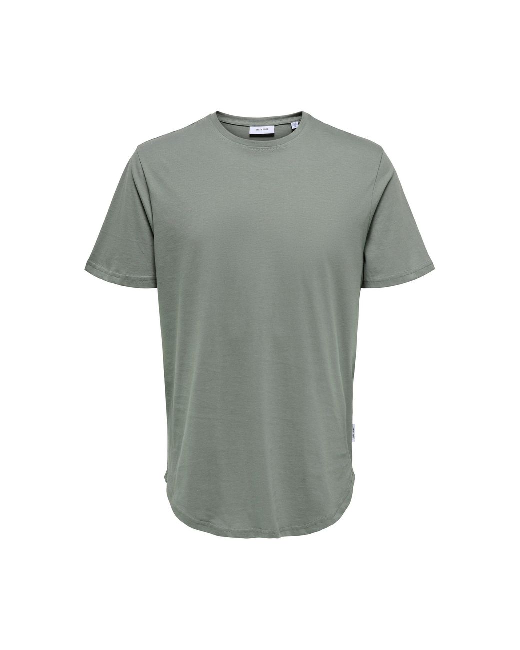 Only & Sons Gray Oversized T-Shirt for men