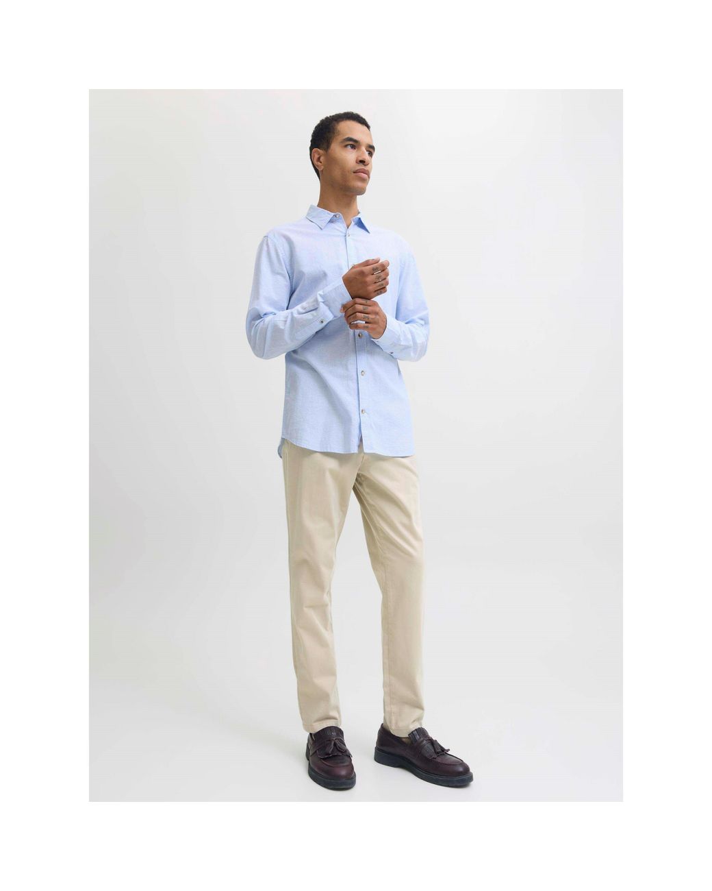 Jack & Jones Natural Marco Bowie Chinos for men