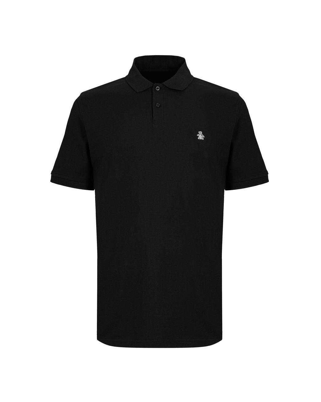 Original Penguin Black True Embroidered Polo Shirt for men
