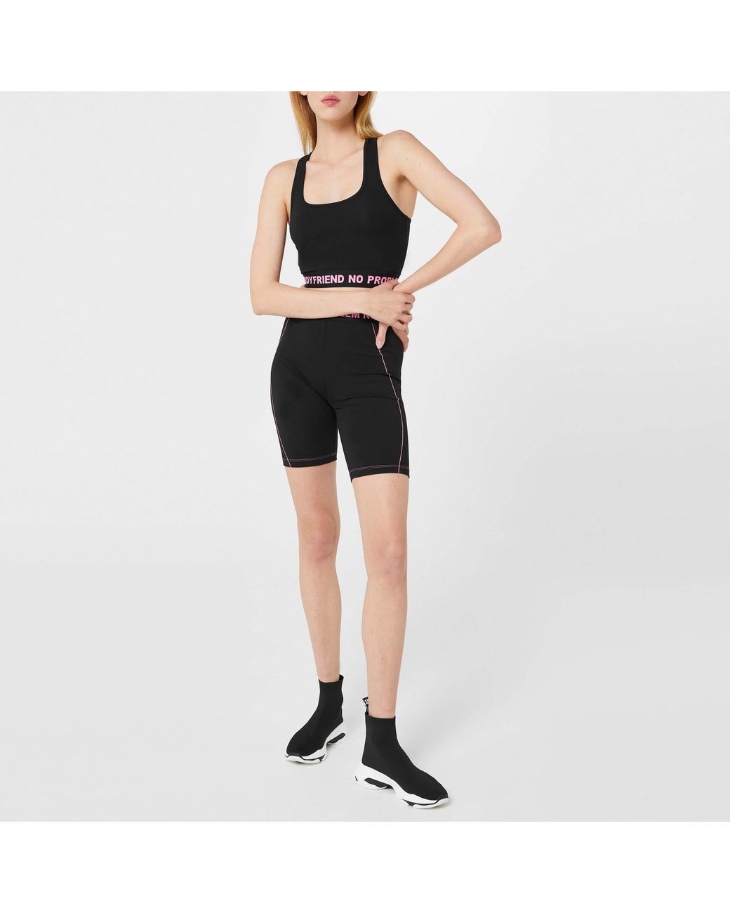 Steve Madden Black Mastery Trainers