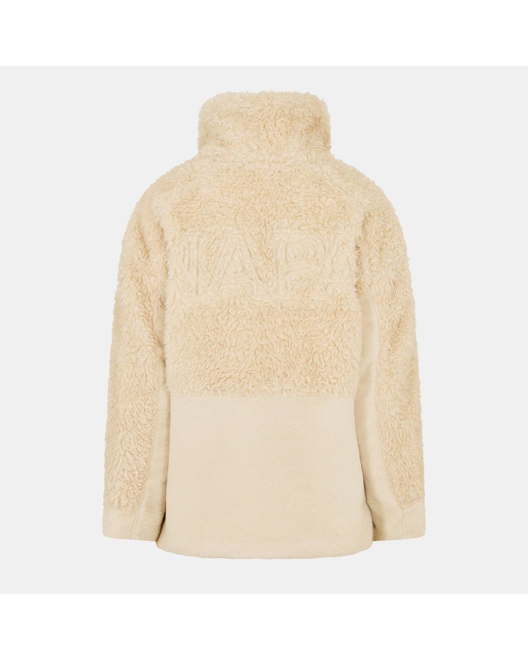 Napapijri Natural Napa Falkner Soft Textured Teddy Coat