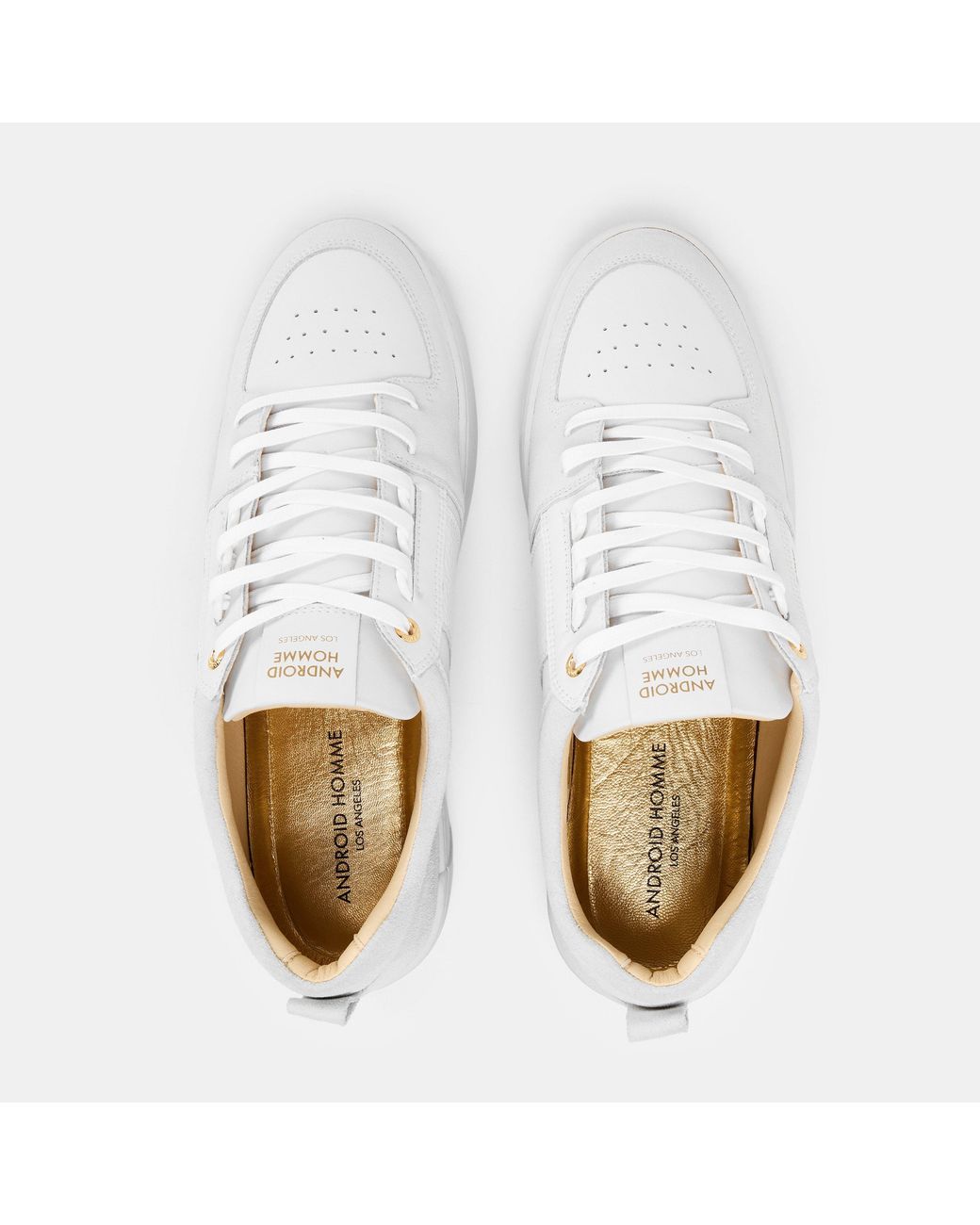 Android Homme White Point Dume Low-Top Trainers for men