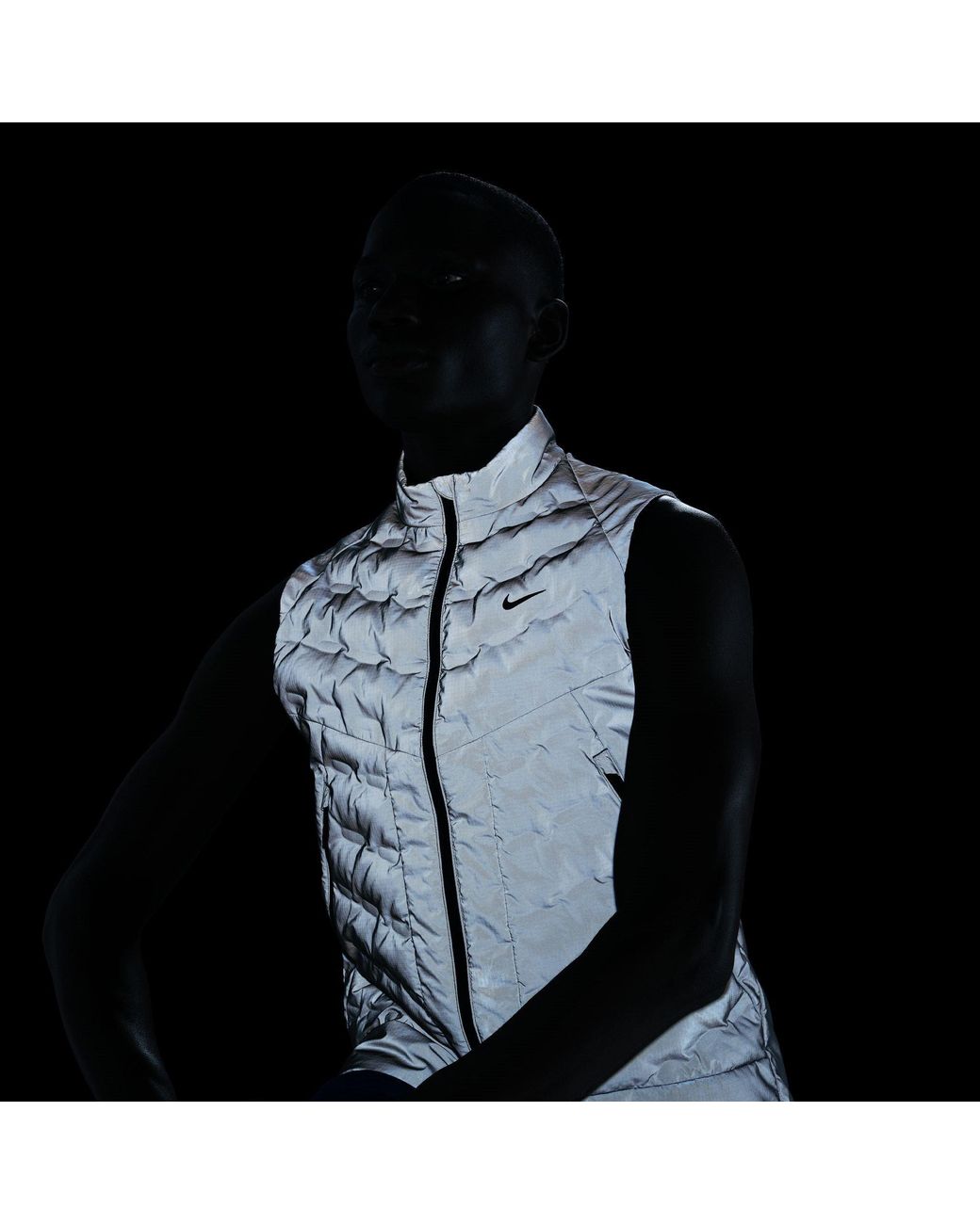 Nike Gray Reflect Vest for men