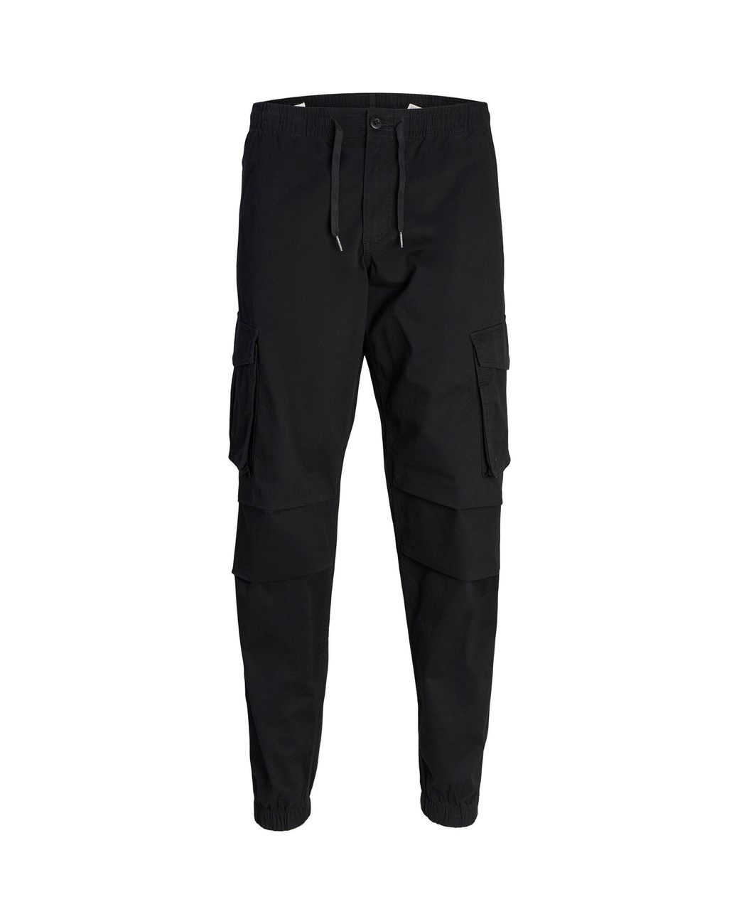 Jack & Jones Black Noah Cargo Trouser for men