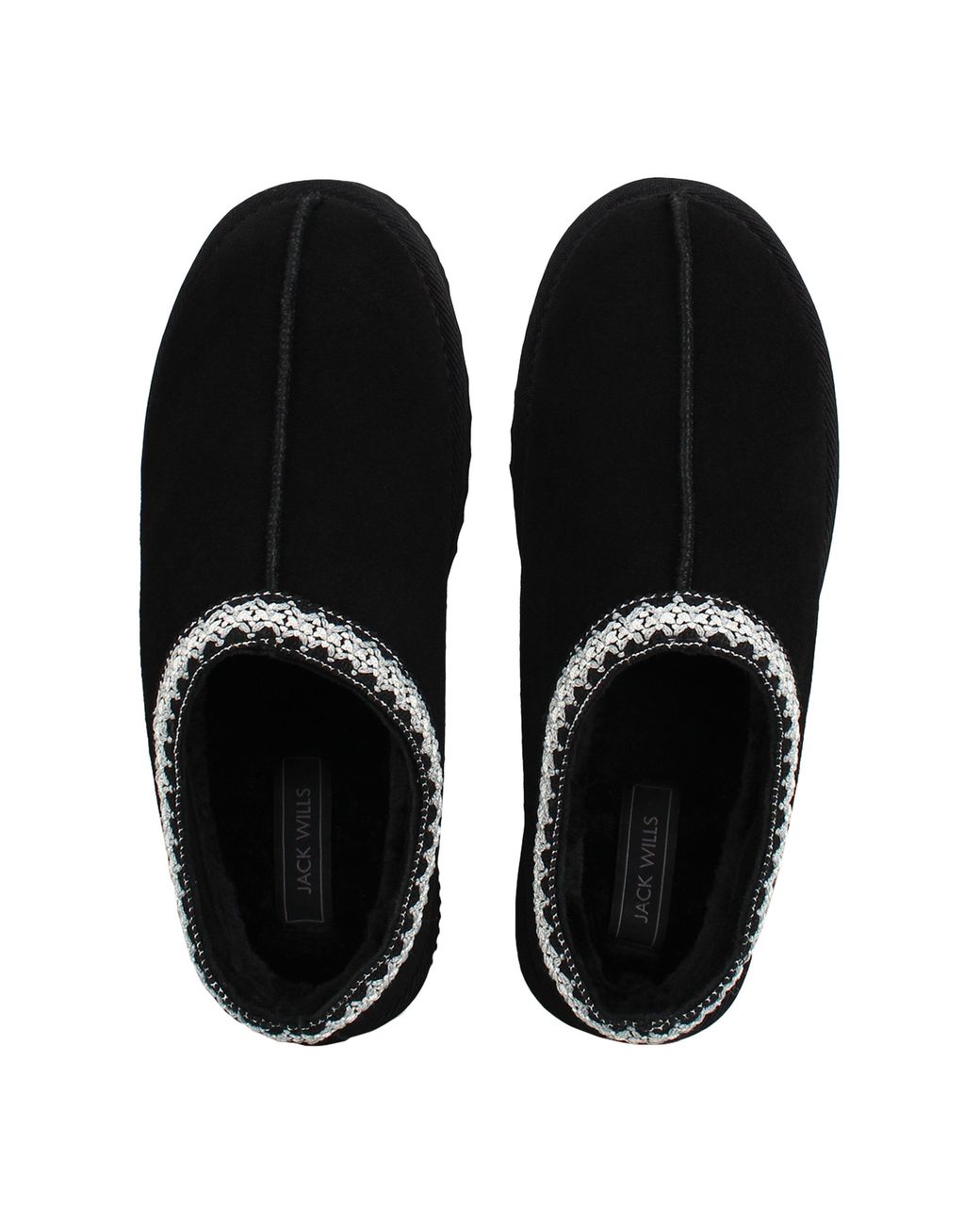 Jack Wills Black Slip On Snug for men