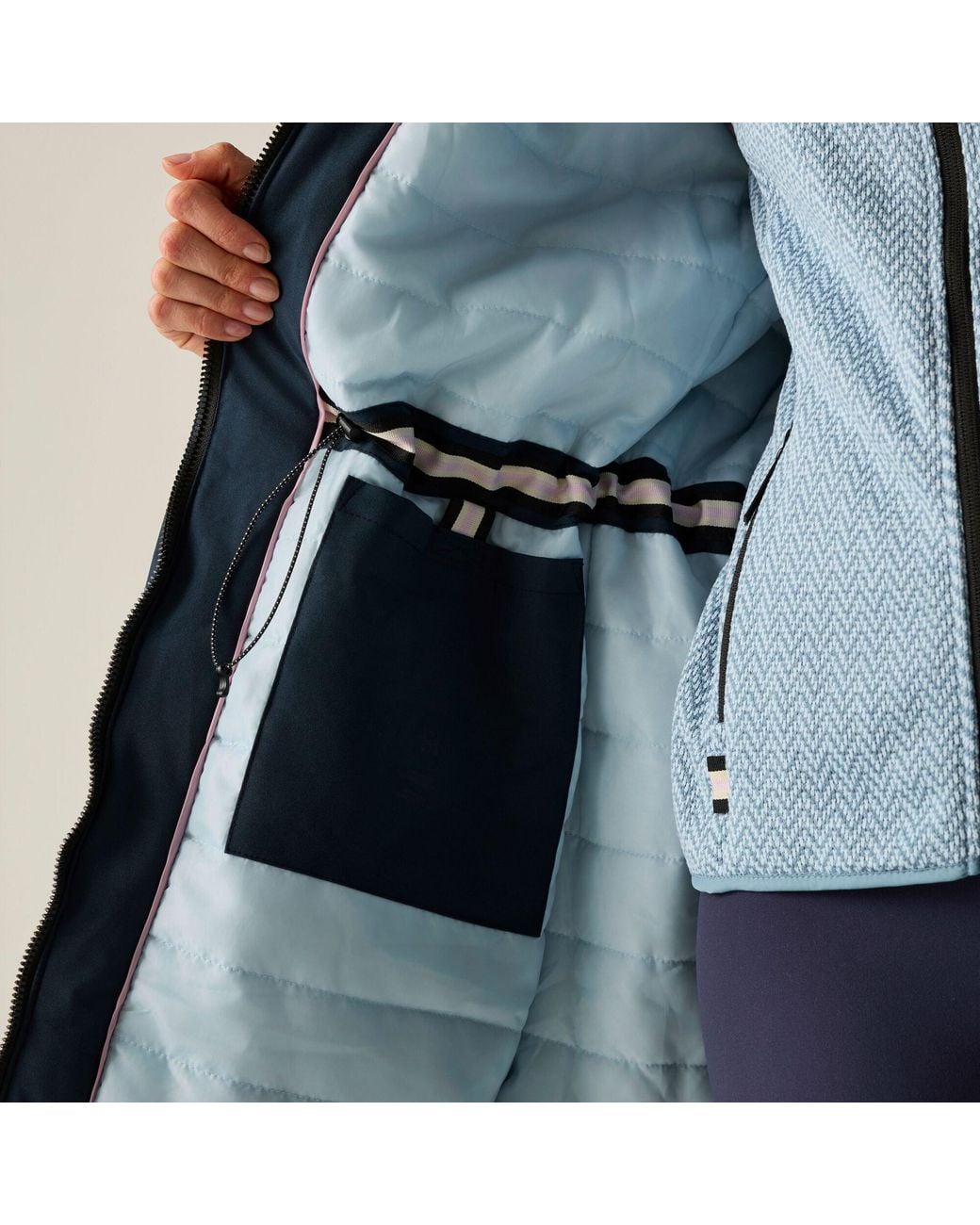 Regatta Blue Marron Waterproof Jacket