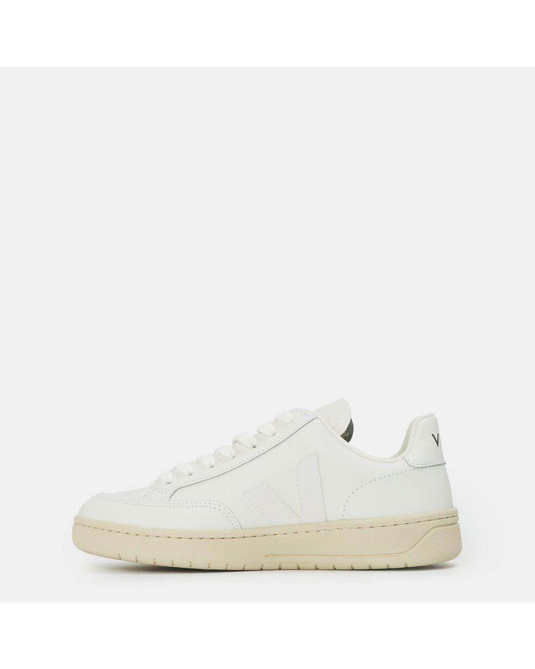Veja White V Leather Court Trainers
