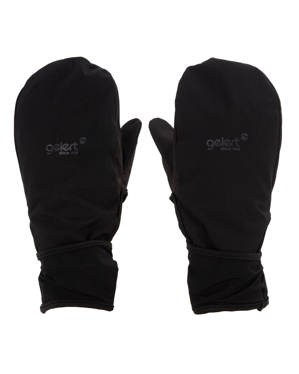 Gelert Black 2-In-1 Walking Gloves for men
