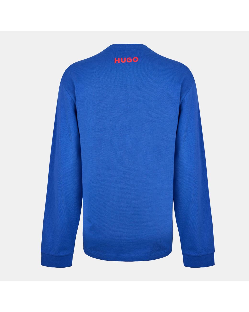 HUGO Blue Vcarb Short Sleeve Polo Shirt for men