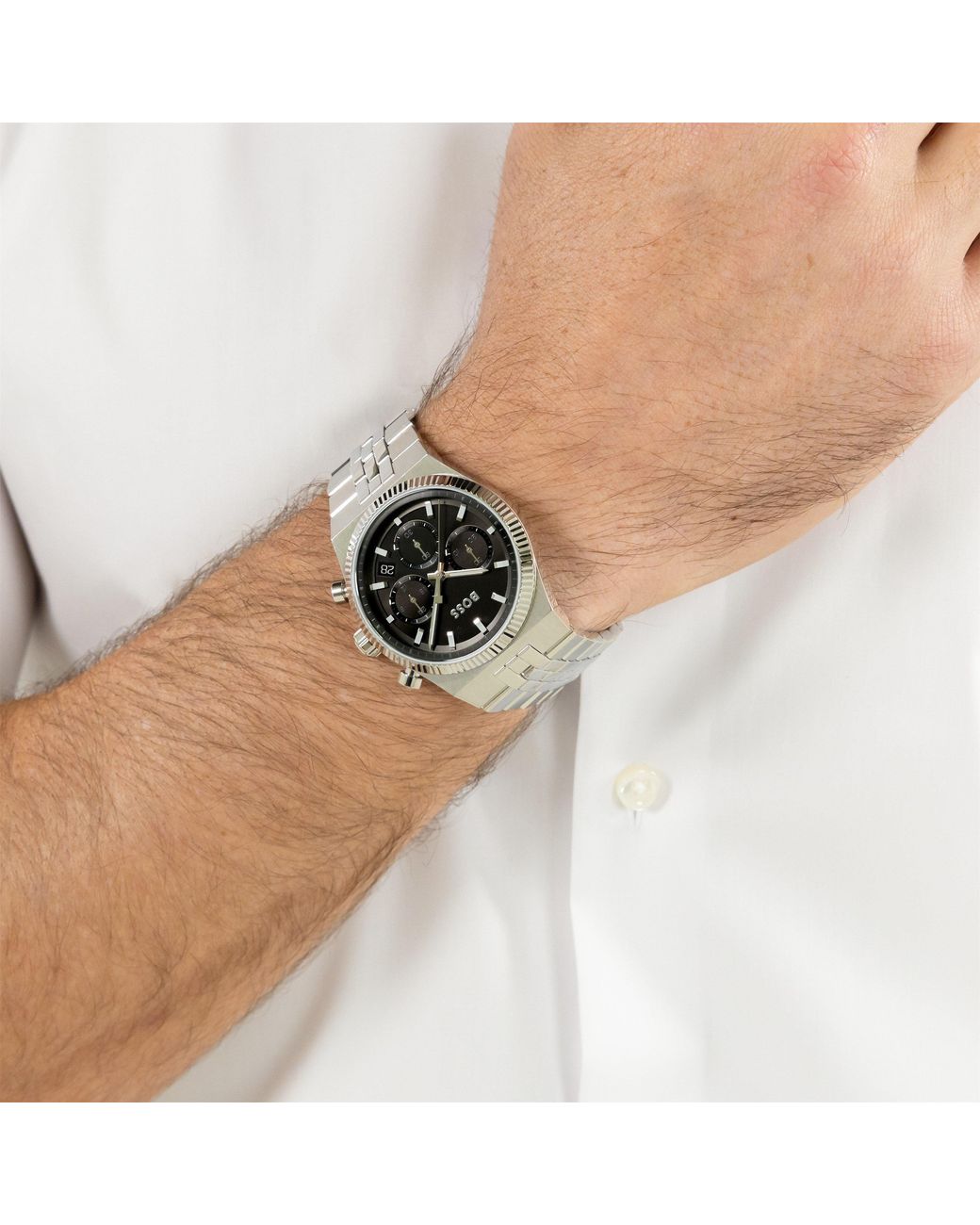 Boss Metallic Gents Candor Prime Chrono Watch for men