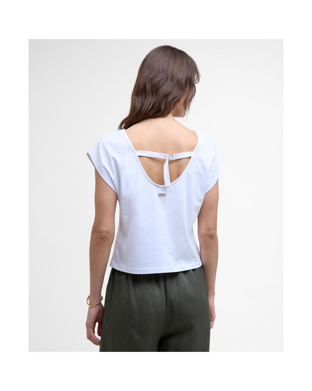 Barbour White B.Intense Natalia Slim Fit T-Shirt
