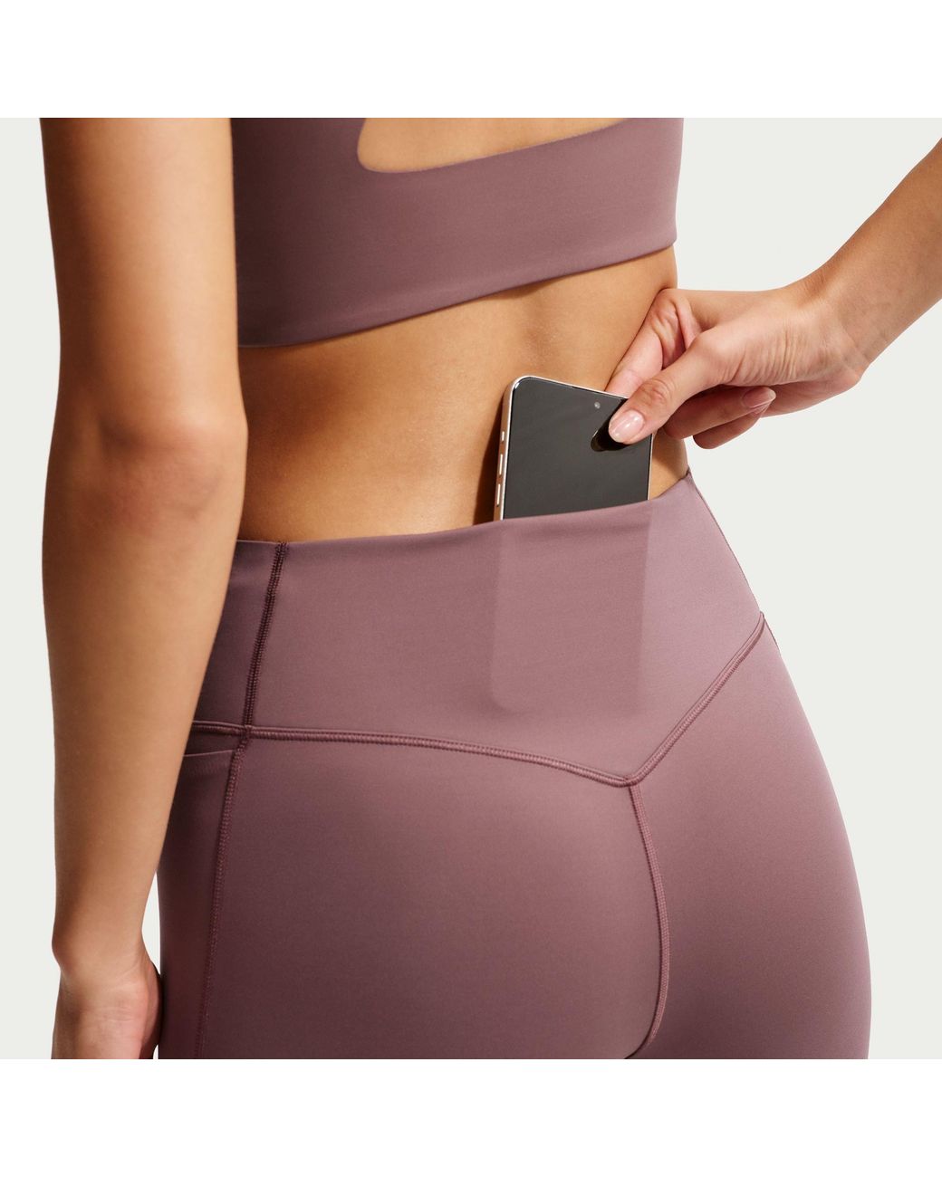 Nike Purple Performance Gym Legging