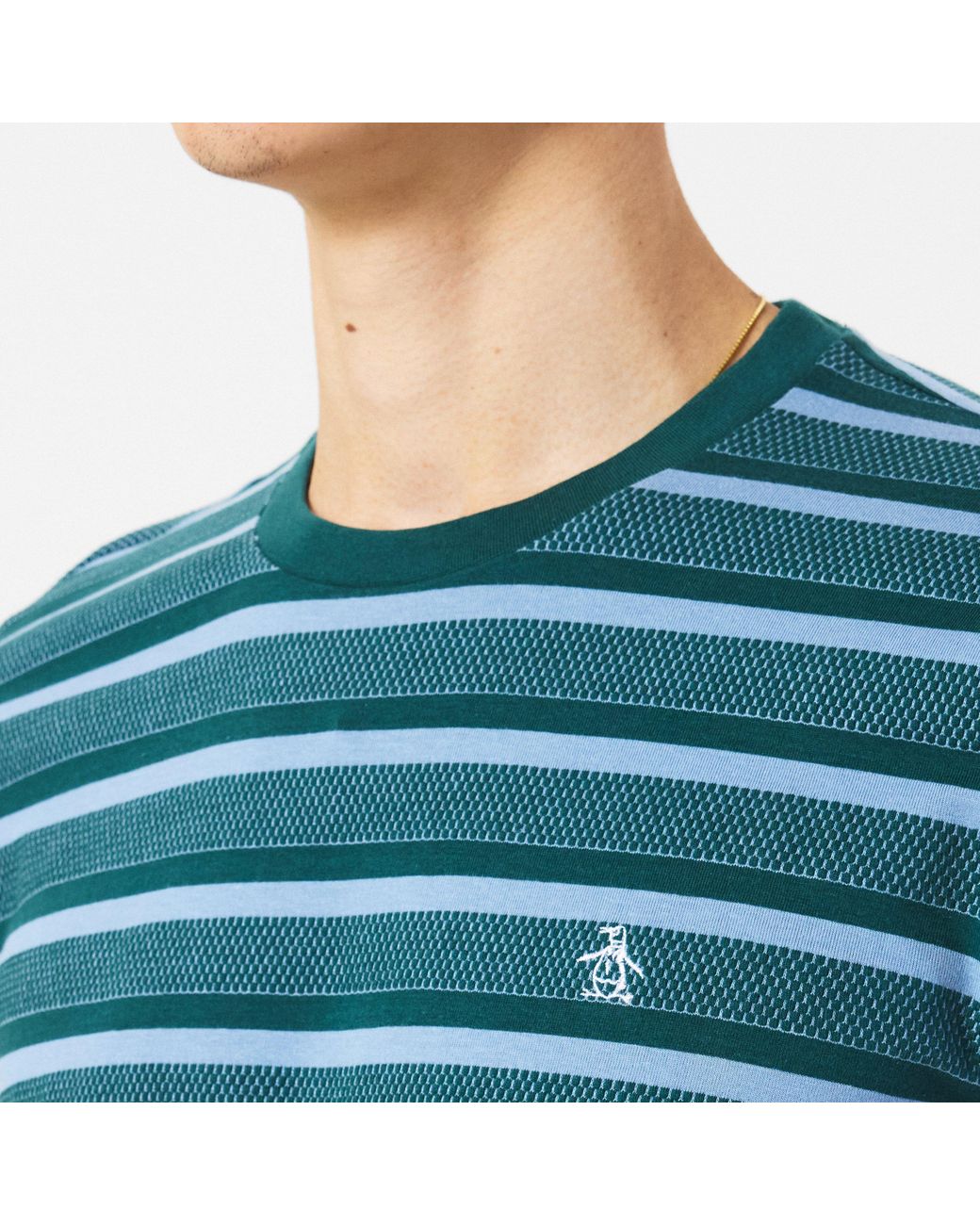Original Penguin Blue Regular Fit T-Shirt for men