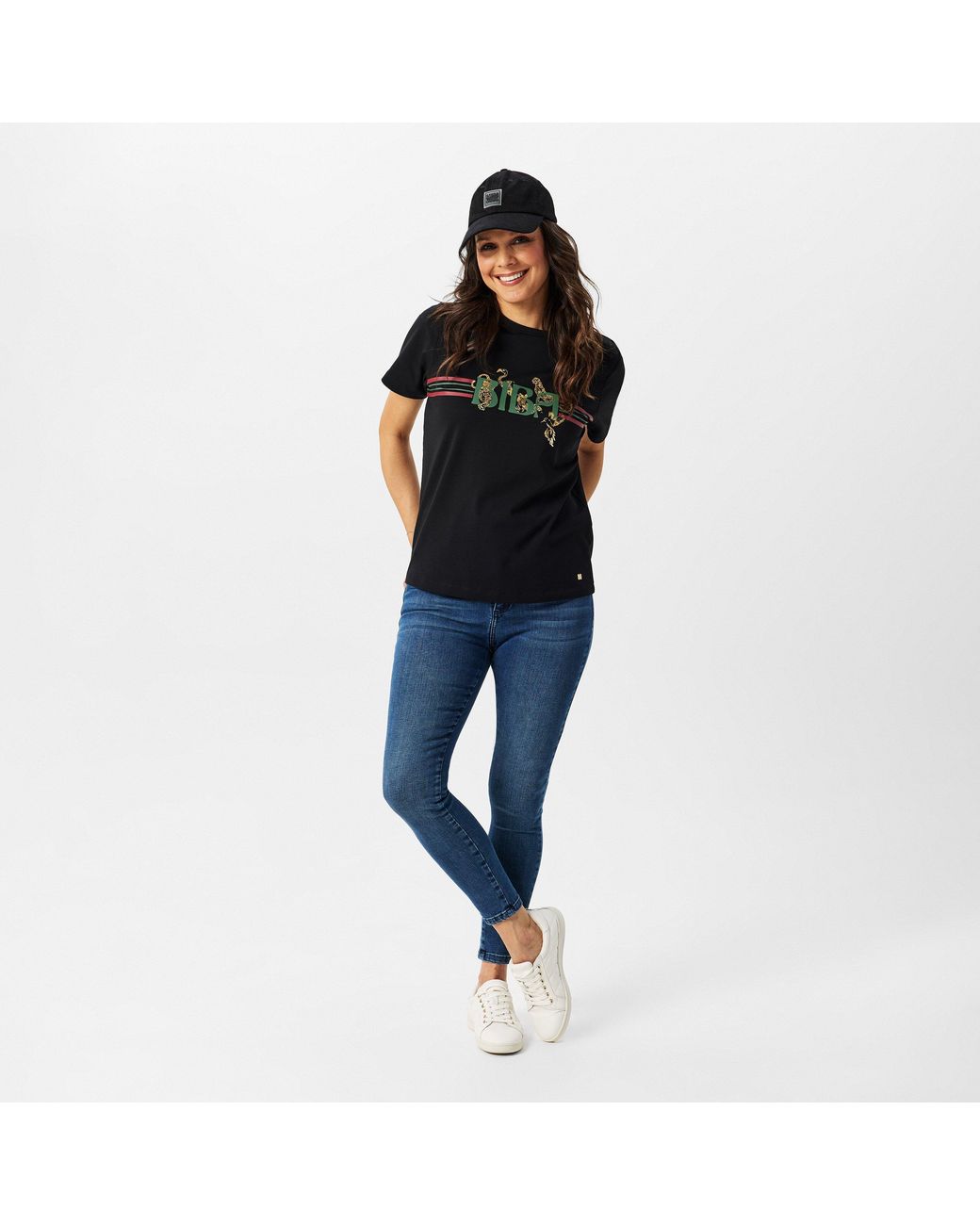 Biba Black Logo T-Shirt