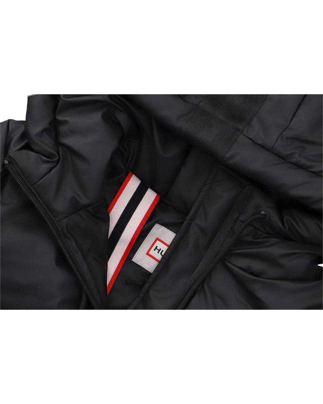 Hunter Black Sonic Waterproof Short Puffer Jacket