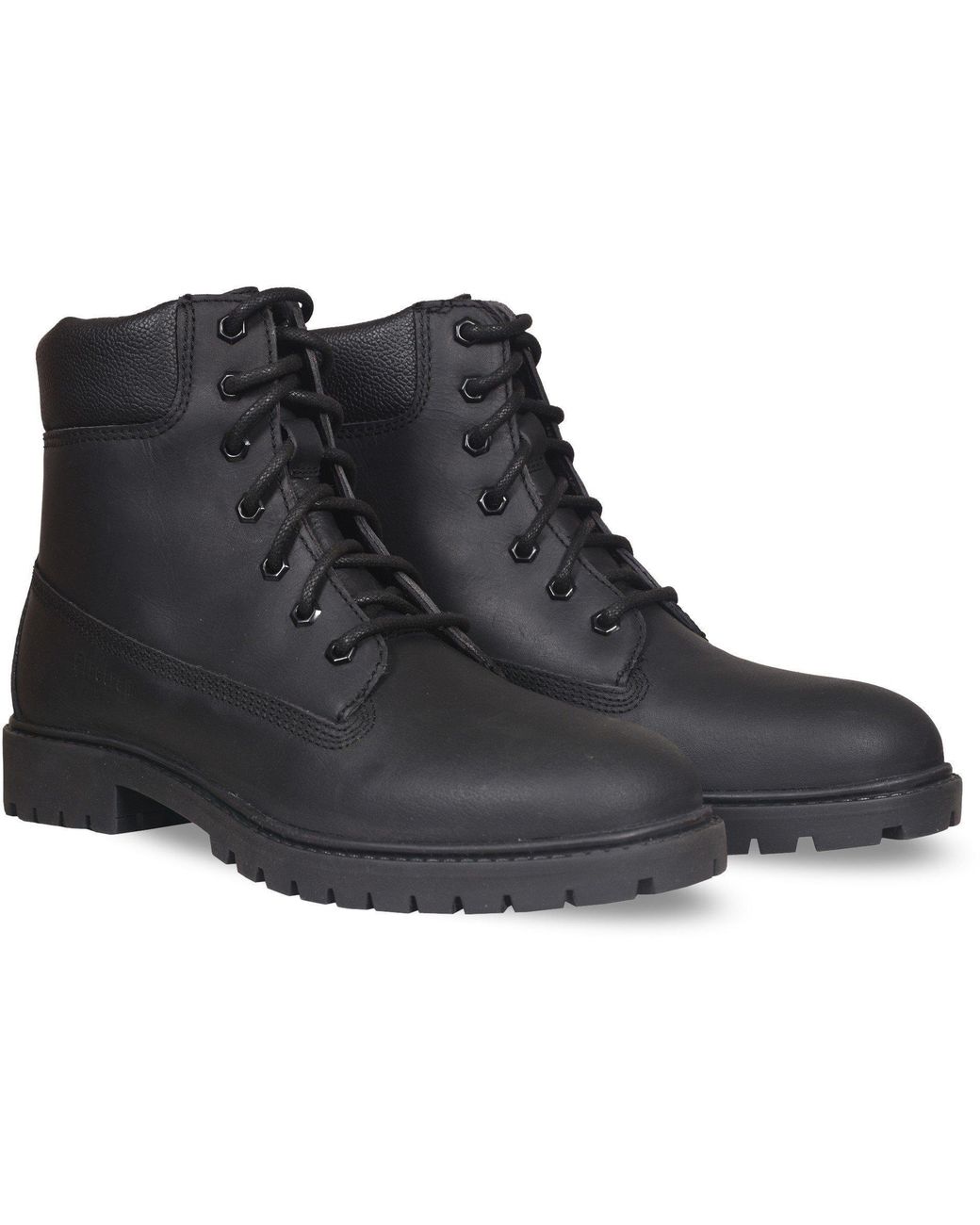 Firetrap Black Tam Leather Bt Sn62 for men