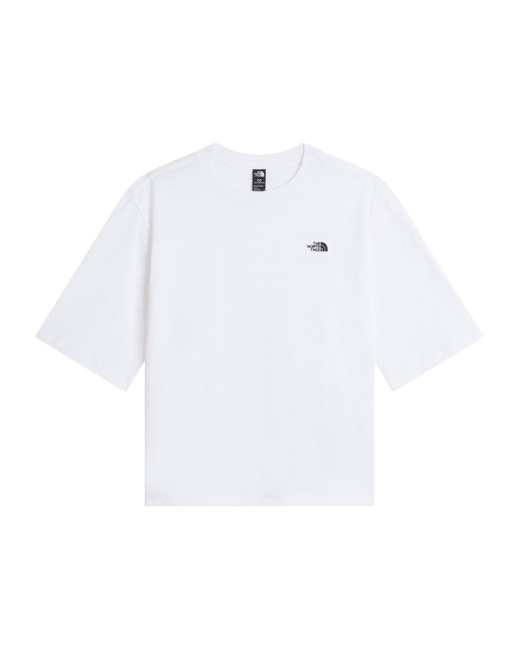 The North Face White Tnf Essential Simple Dome Boxy Relaxed T-Shirt