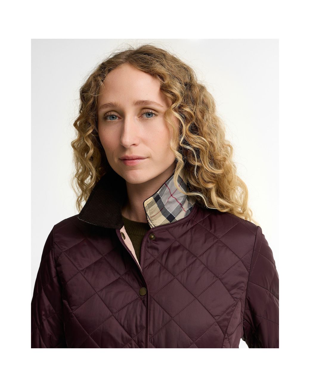 Barbour Purple Deveron Jacket