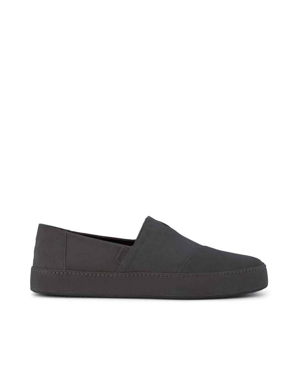 TOMS Black Alpargata Prm Suede Espadrilles for men