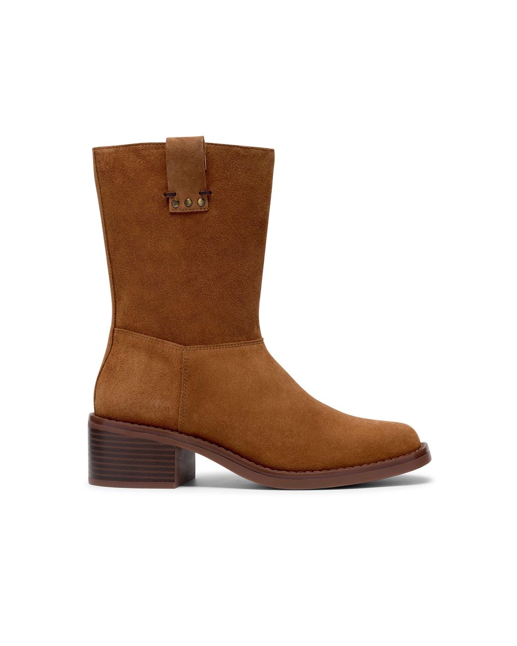 Clarks Brown Digby Slouch Suede Flat Ankle Boots