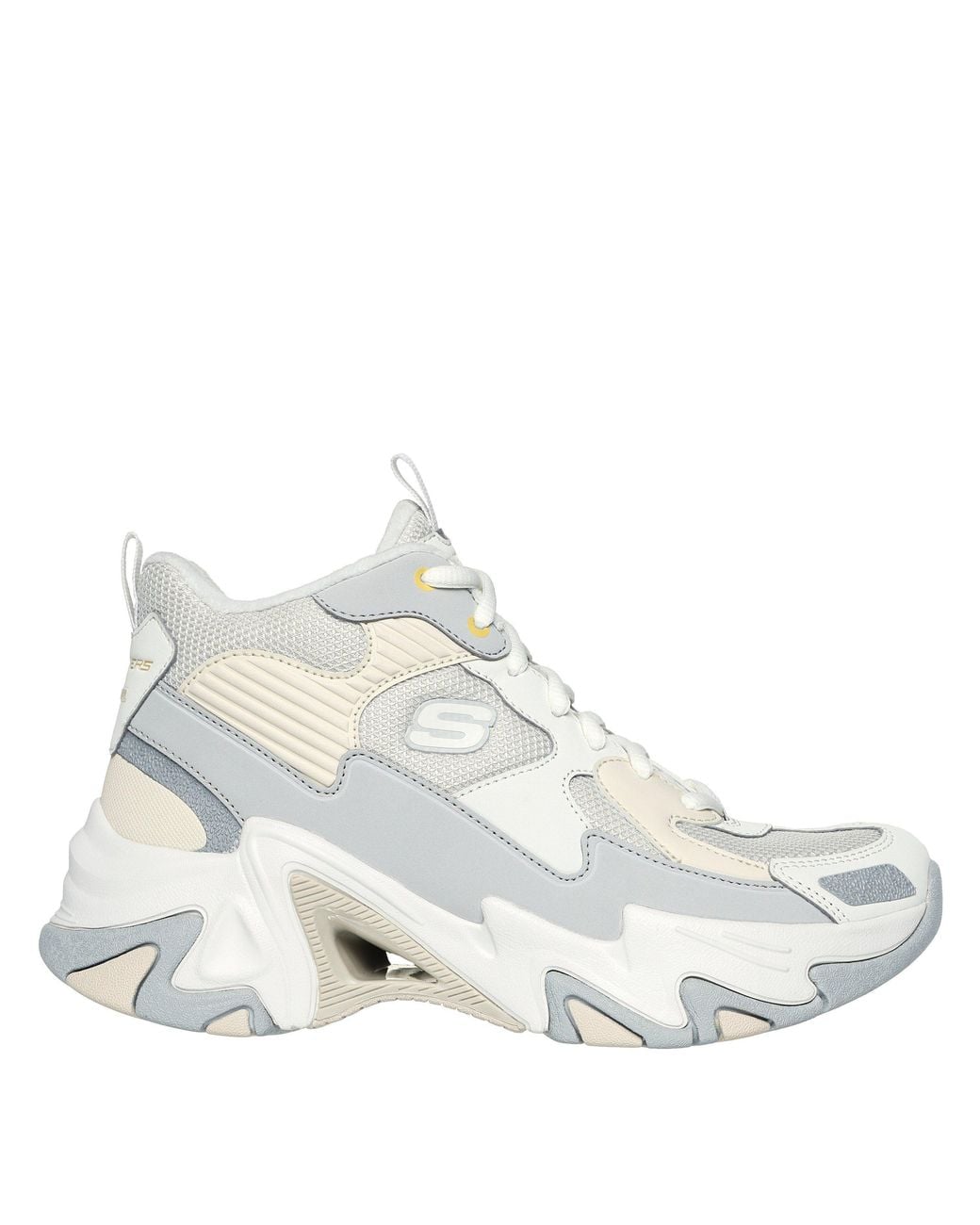 Skechers White Staminav3 Classic Low-Top Trainers