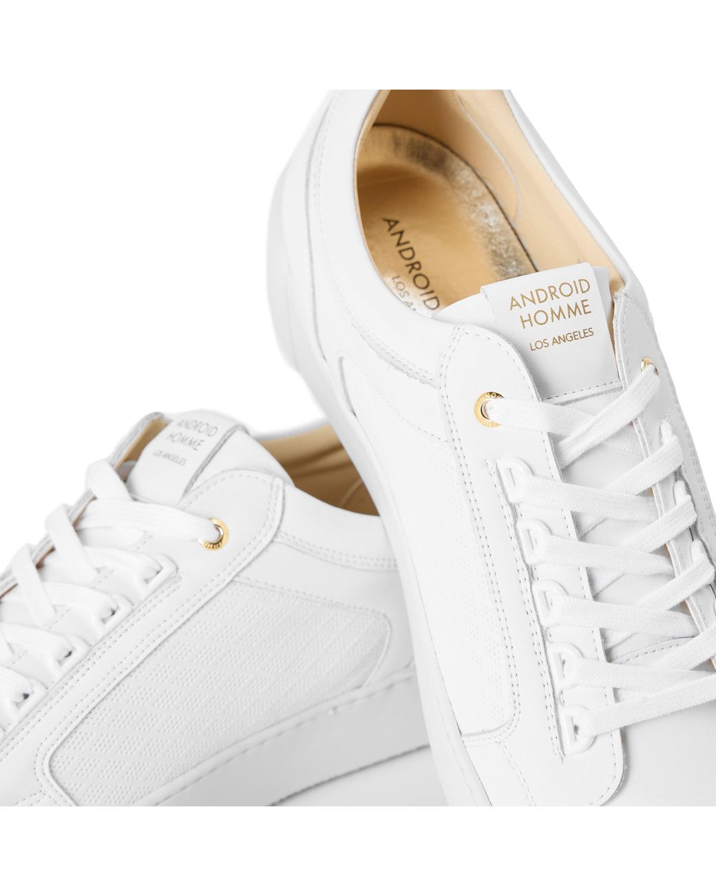 Android Homme White Venice Dperf Low-Top Trainers for men