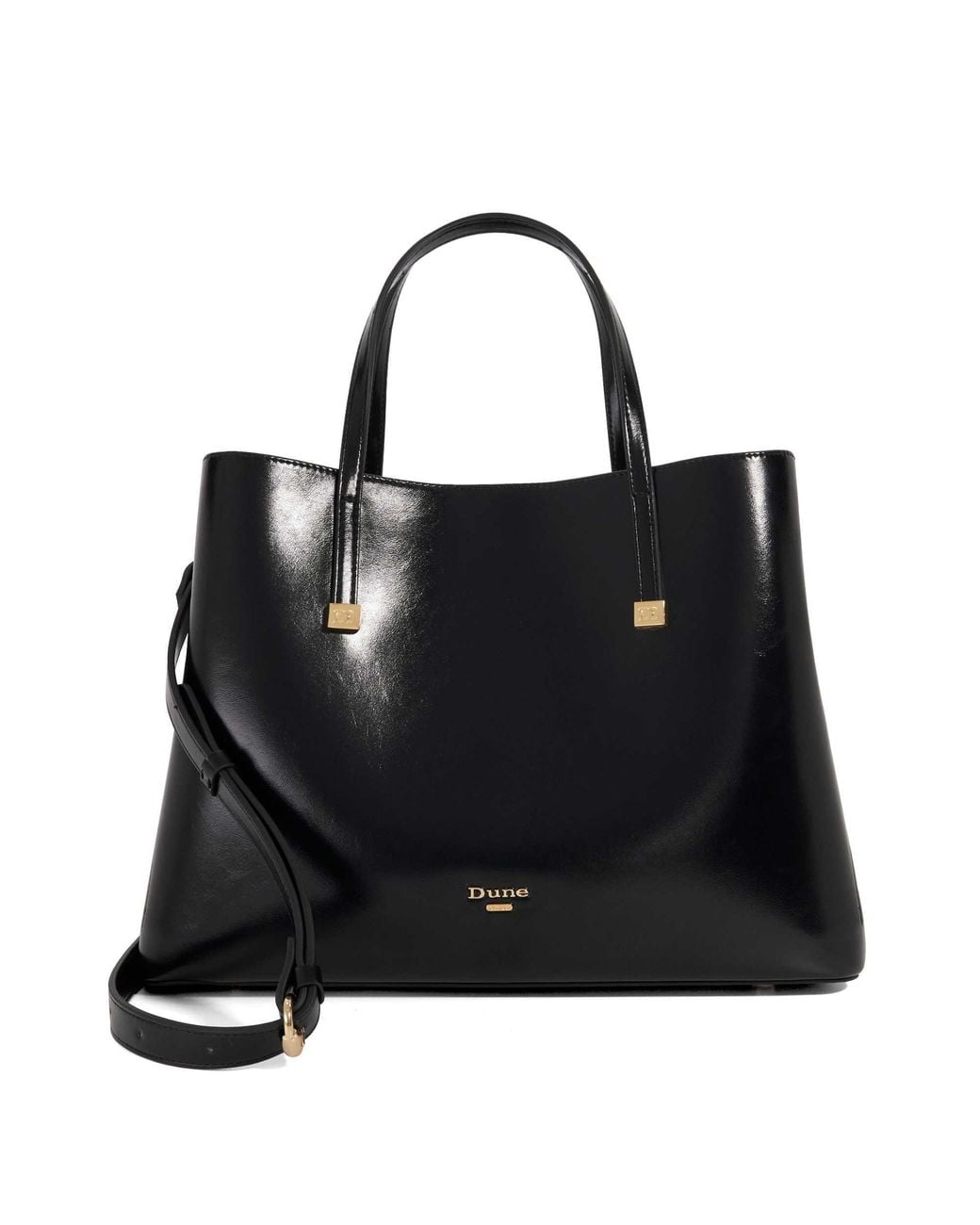 Dune Black Dominant Satchel Bag