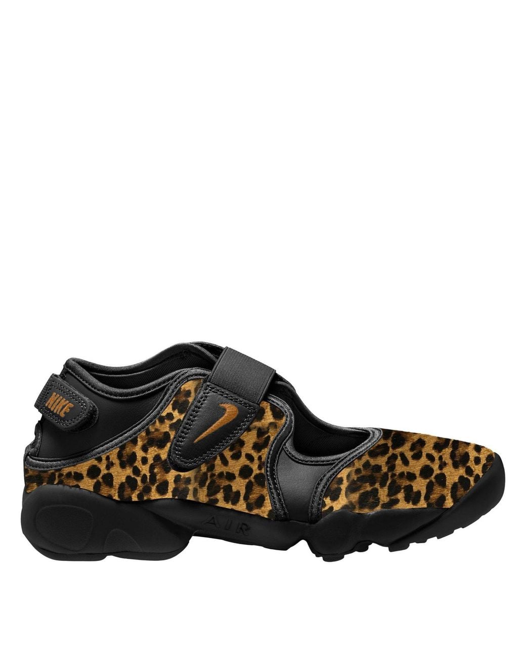 Nike Brown Air Rift Leather Low-Top Trainers